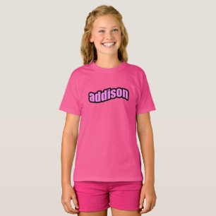 Camiseta Nome da addison, para Addison