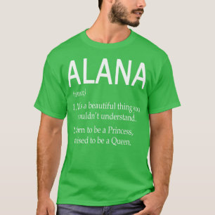 Camiseta Nome da Alana - Presente