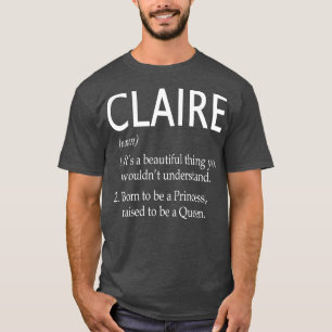Camiseta Nome da Claire - Presente 2