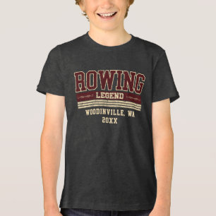 Camiseta Nome da Data da Localização da Tripulação de Remoç