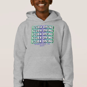 Camiseta Nome da Data da Localização do Mergulhador Persona