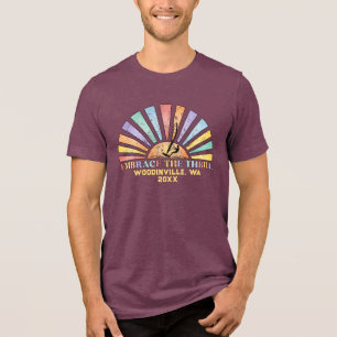 Camiseta Nome da Data da Localização do Navegador de Navega