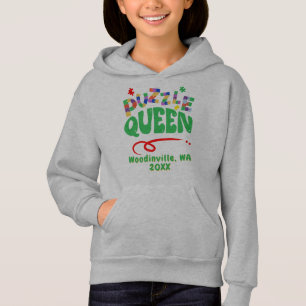 Camiseta Nome da Data de Localização da Rainha do Quebra-ca