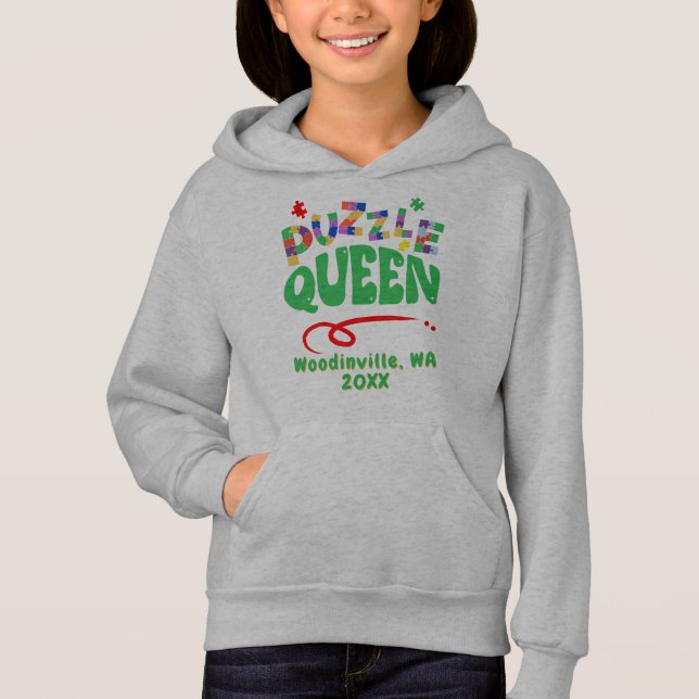 Camiseta Nome da Data de Localização da Rainha do Quebra-ca (Frente)