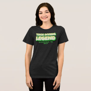 Camiseta Nome da Data de Localização do Fornecedor Técnico