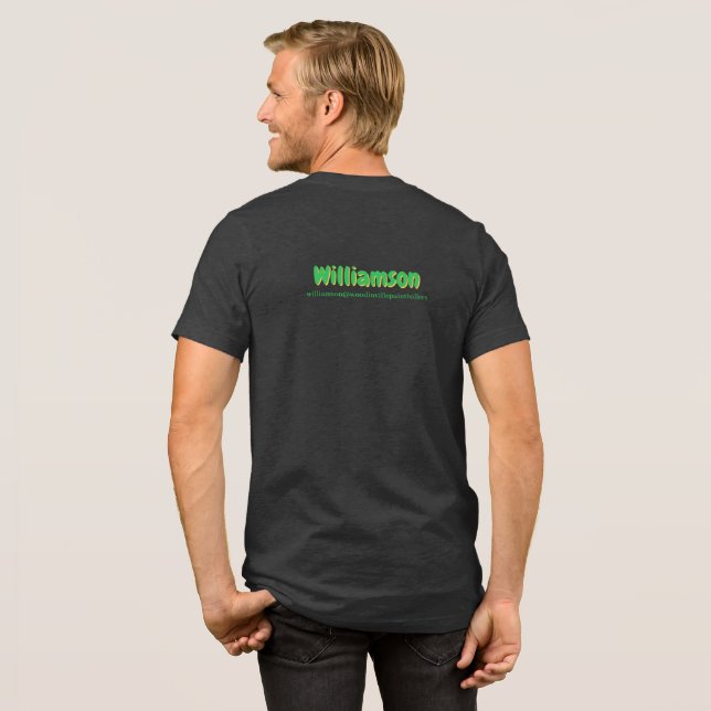 Camiseta Nome da Data de Localização do Quebra-cabeça do Mo (Voltar Cheio)