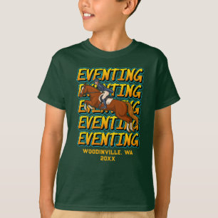 Camiseta Nome da Data do Evento ou Local do Evento Horso Pe