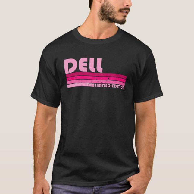 Camiseta Nome da DELL Introdução Personalizada à Vintage 80 (Frente)