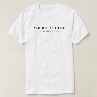 Camiseta Nome da Empresa Personalizado Slogan