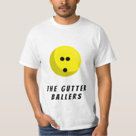 Camiseta Nome da Equipe da Boliche Personalizada | Bola de 