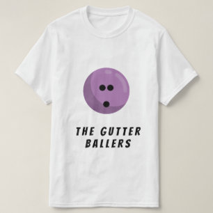 Camiseta Nome da Equipe da Boliche Personalizada   BOLA DE 