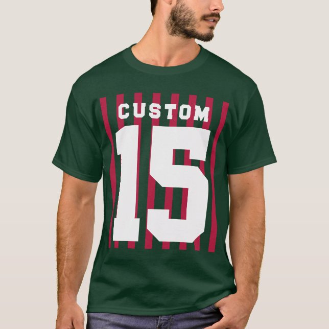 Camiseta Nome da Equipe do Clube Personalizado Número (Frente)