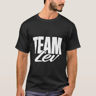 Camiseta Nome da Equipe lev Cheer Para O Suporte Do lev