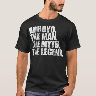 Camiseta Nome da família Arroyo sobrenome Arroyo S