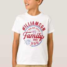 Nome da Família Correspondente 4 de julho Vermelho