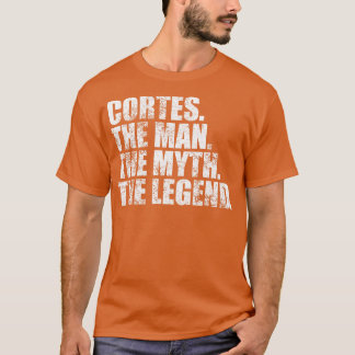 Camiseta Nome da família CortesCortes sobrenome Cortes S