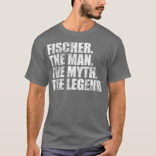 Camiseta Nome da família Fischer Fischer sobrenome Fischer