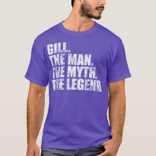 Camiseta Nome da família Gill Gill sobrenome Gill Apelido G
