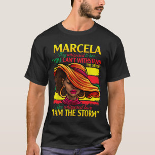 Camiseta Nome da Família Marcela Sobrenome da Família Black
