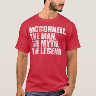 Camiseta Nome da família McconnellMcconnell Nome do sobreno