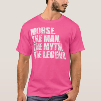 Camiseta Nome da família Morse sobrenome Morse Surna