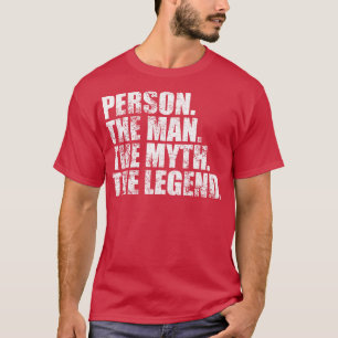 Camiseta Nome da família Person Pessoa Pessoa sobrenome Pes
