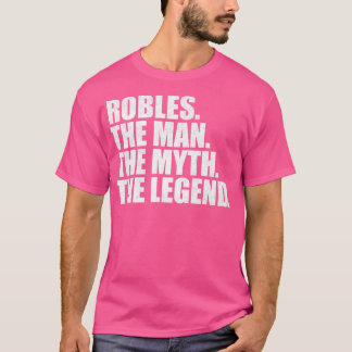 Camiseta Nome da família RoblesRobles Robles Robles Robles