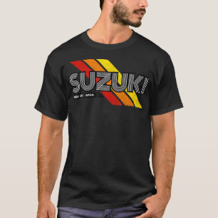 Camiseta Nome da Família Suzuki Japonês Retro Vintage
