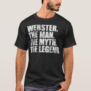 Camiseta Nome da família Webster Nome do sobrenome Webster