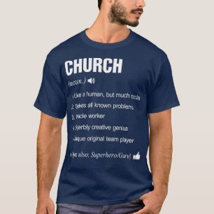 Camiseta Nome Da Igreja Significa Família Engraçada