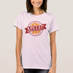 Camiseta Nome da madrinha do futebol e Impressão de número