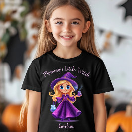 Camiseta Nome da mamãe de Bruxa de Halloween