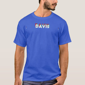 Camiseta Nome Davis Nome Divertido Davis tema dos anos 80