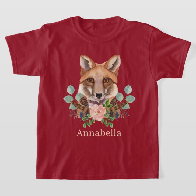 Camiseta nome de adição de fox amantes fox (Postura )