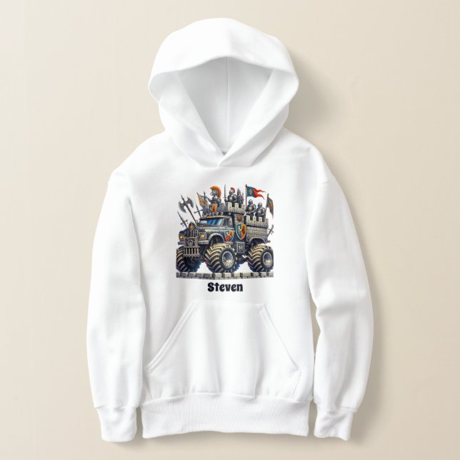 Camiseta Nome de adição do caminhão monstro (Postura )