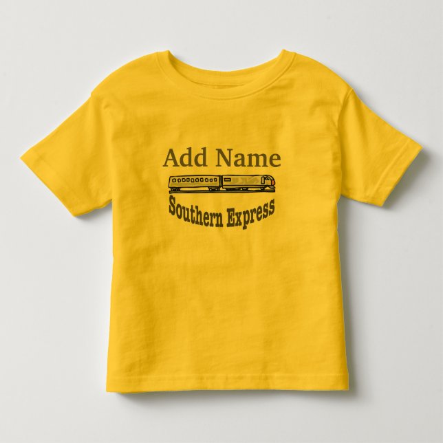 Camiseta Nome de adição do Southern Express Train (Frente)