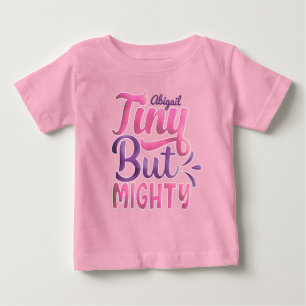 Camiseta NOME DE ADIÇÃO Personalizado Pequeno, Mas Possivel