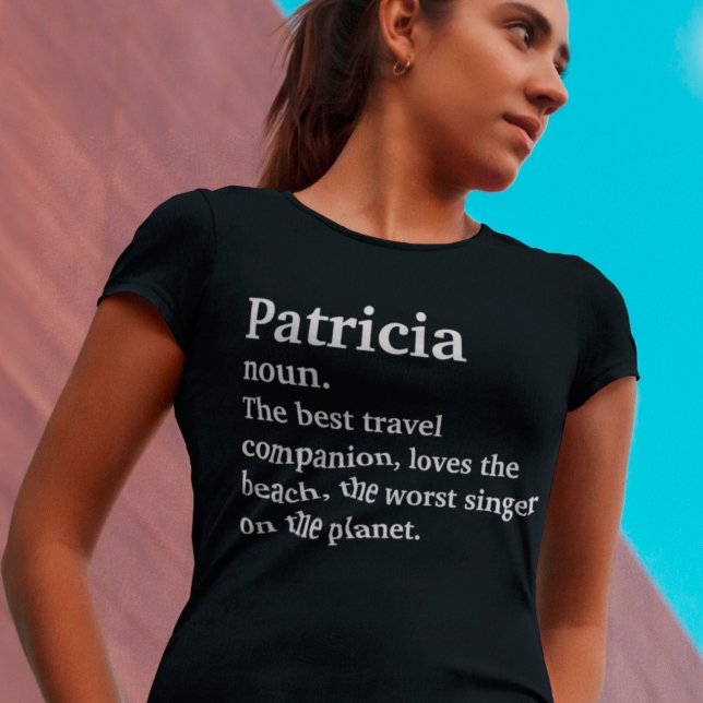 Camiseta Nome de amigo personalizado com definição engraçad (Criador carregado)