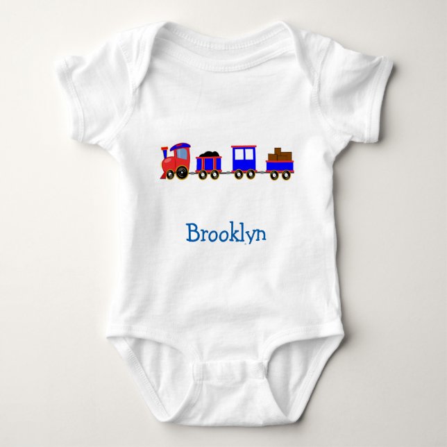 Camiseta Nome de bebê BROOKLYN personalizado (Frente)
