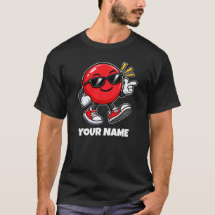 Camiseta Nome de Círculo Personalizado & Texto Customizado