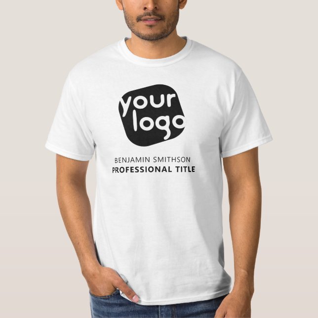 Camiseta Nome de cor personalizado Título Adicione seu logo (Frente)
