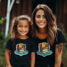 Camiseta Nome de correspondência de família personalizada d