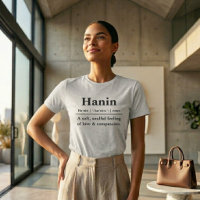 Camiseta Nome de Dicionário Personalizado
