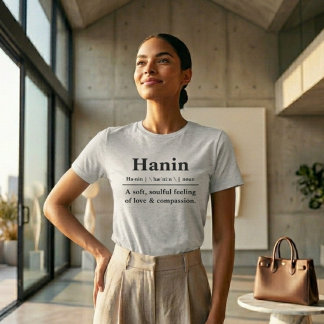 Camiseta Nome de Dicionário Personalizado