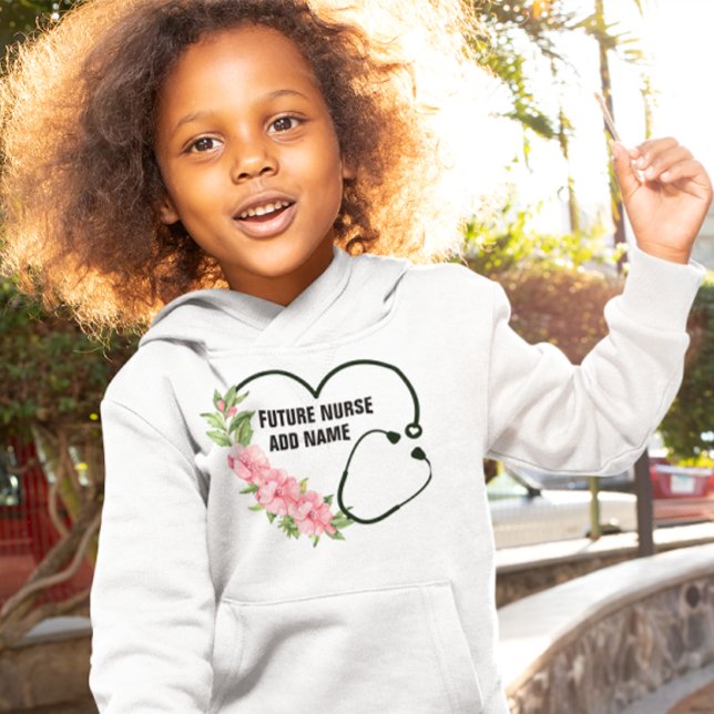 Camiseta Nome de Enfermeiro Futuro Personalizado (Criador carregado)