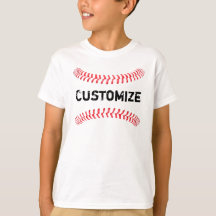 Nome de Equipe Personalizado de Beisebol/Texto par
