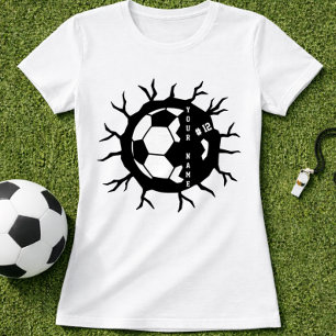 Camiseta Nome de jogador de futebol personalizado Tinta Spl