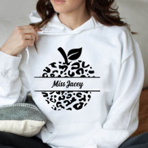 Nome de maçã de professor personalizado, professor