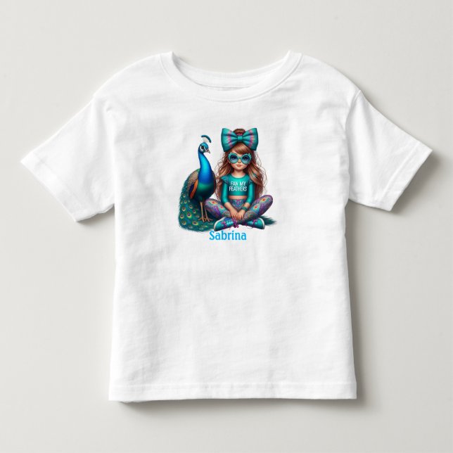 Camiseta Nome de menina personalizado (Frente)