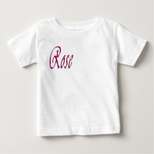 Camiseta Nome de Menina Rosa,